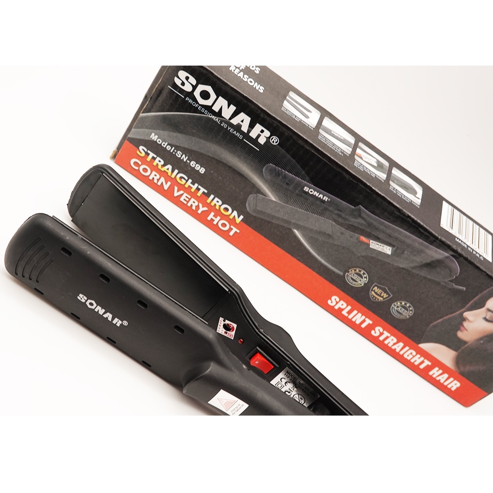 CATOK CATOKAN RAMBUT SONAR SN698 BLACK HITAM/ CATOK LURUS SONAR MURAH