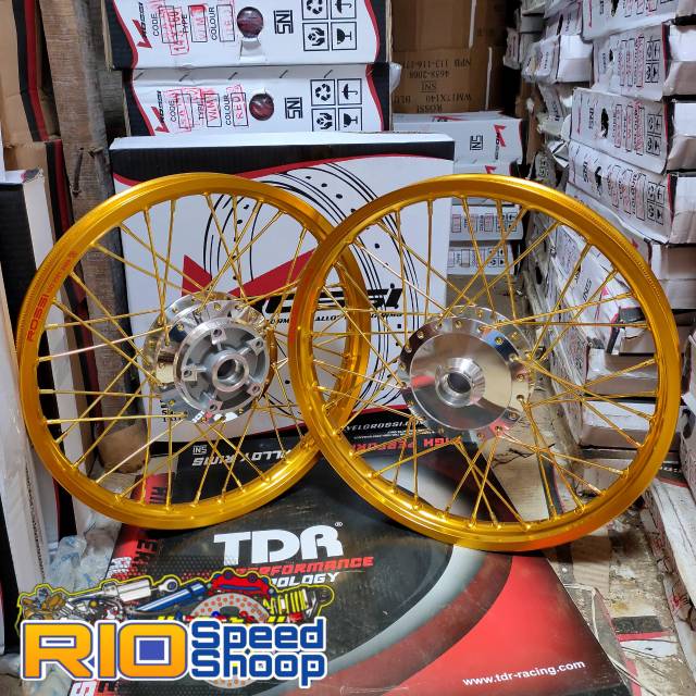 Velg Vixion New JariJari Gold Velg Gold Rossi Ring17