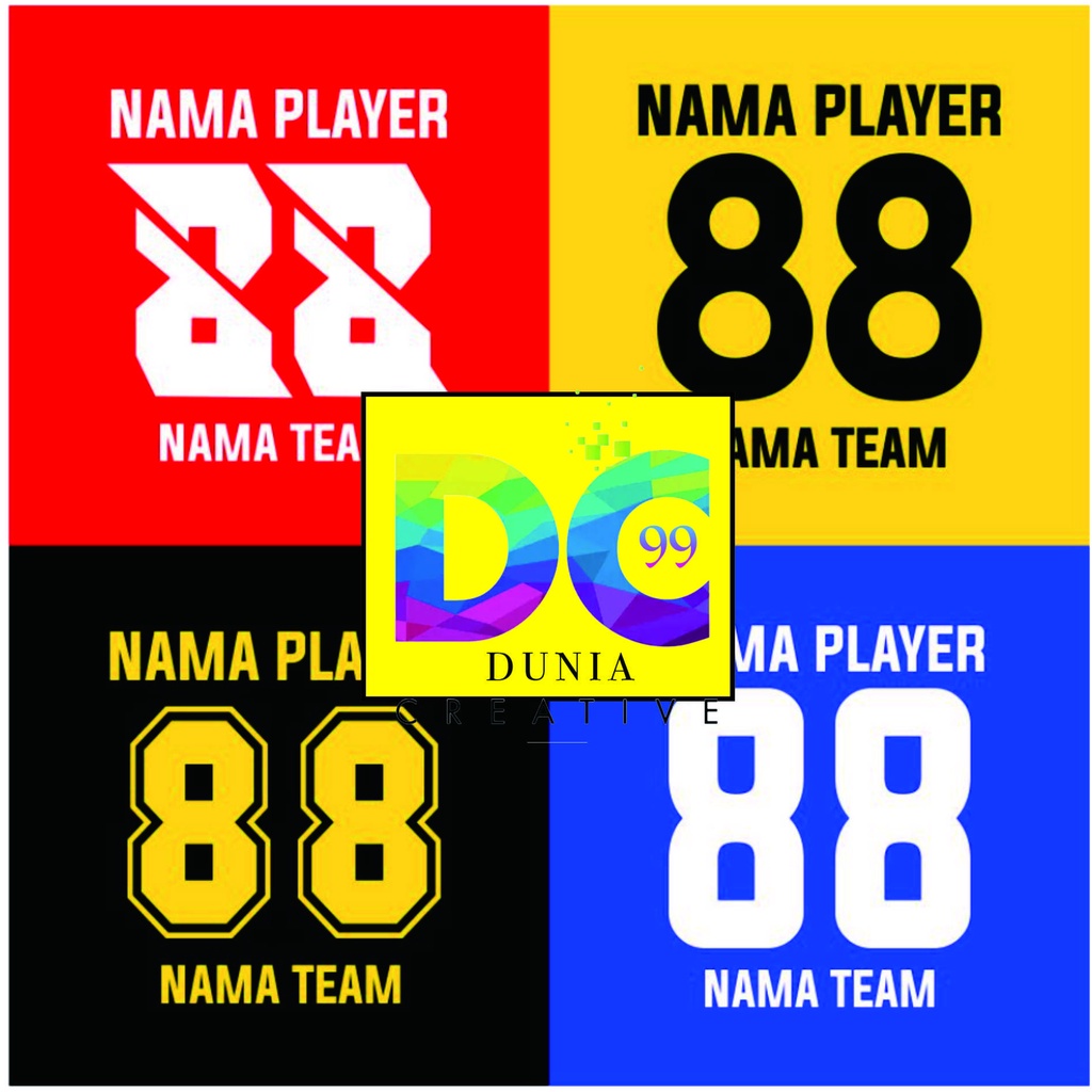 Sablon Setrika jersey - DC99