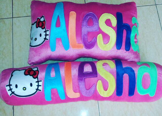 Set Bantal Nama Dan Guling Nama