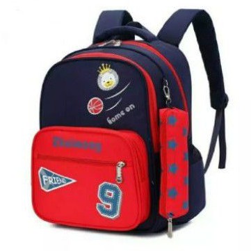 Backpack Zhuimeng Baseball 2in1 Tas Ransel Anak Sekolah Tas Ransel Anak Tas Anak