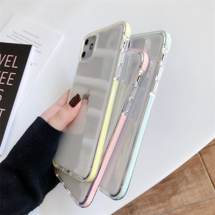 Soft Case TPU Transparan Anti Jatuh Untuk IPhone 12 13 14 Pro Max XR X XS Max 11 Pro Max 6 6s 8 7 14 Plus SE 2020