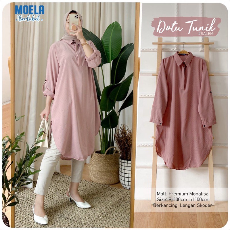 DOTU TUNIK KATUN RAYON PREMIUM by moela