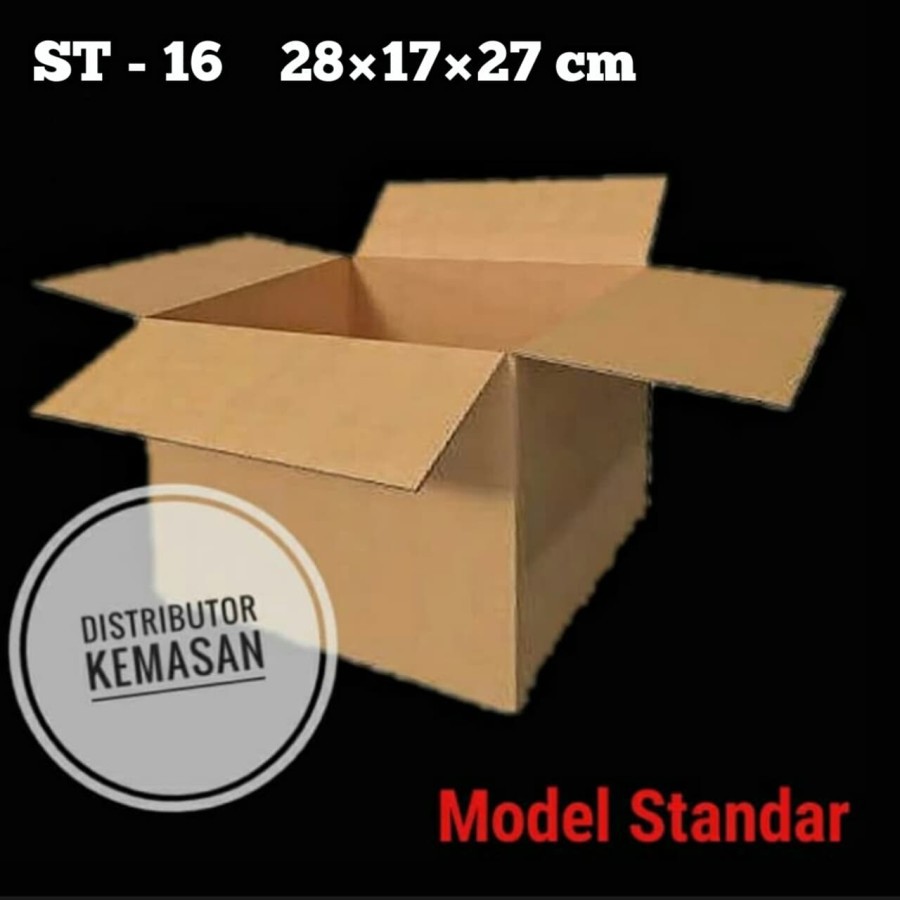 

KOTAK ST-16 KARDUS COKLAT DUS BOX POLOS STANDART PACKING AKSESORIS