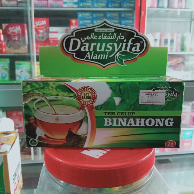 

Teh Celup Binahong Teh Celup Herbal Darusyifa isi 20 sachet