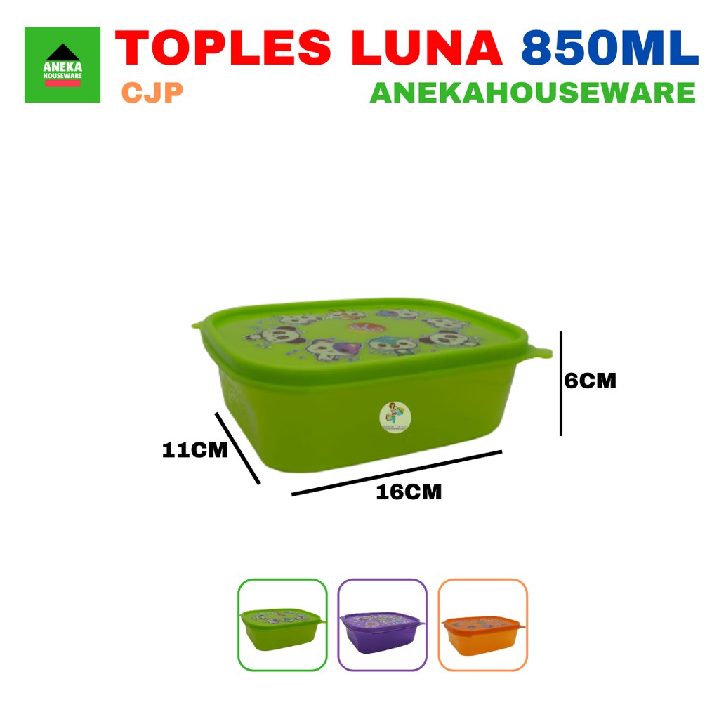 Kimberlyonshop Toples / Sealware Luna / Toples Plastik 850ml CJP