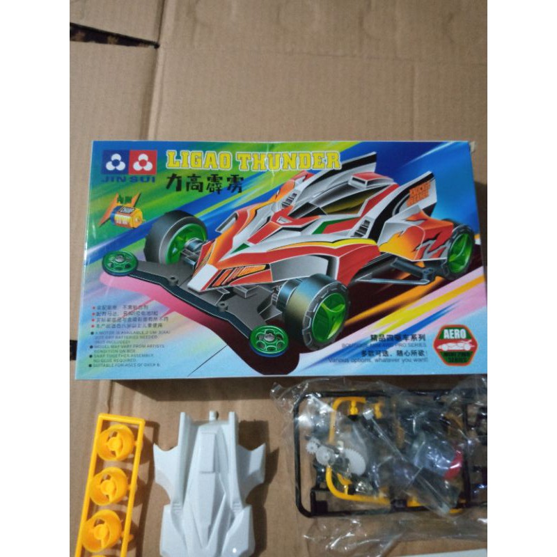 Mainan anak jaman old Tamiya mini 4wd merk Jin sui TOLONG JANGAN TERLALU BERHARAP KARENA