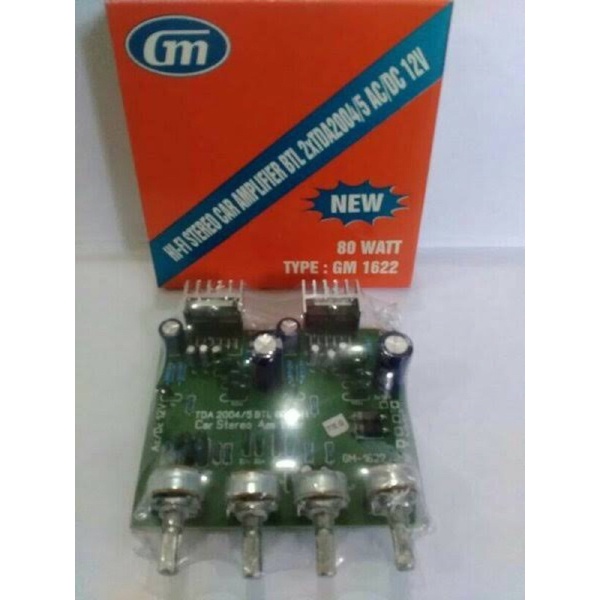 Kit Power Amplifier Stereo 80 Watt GM 1622