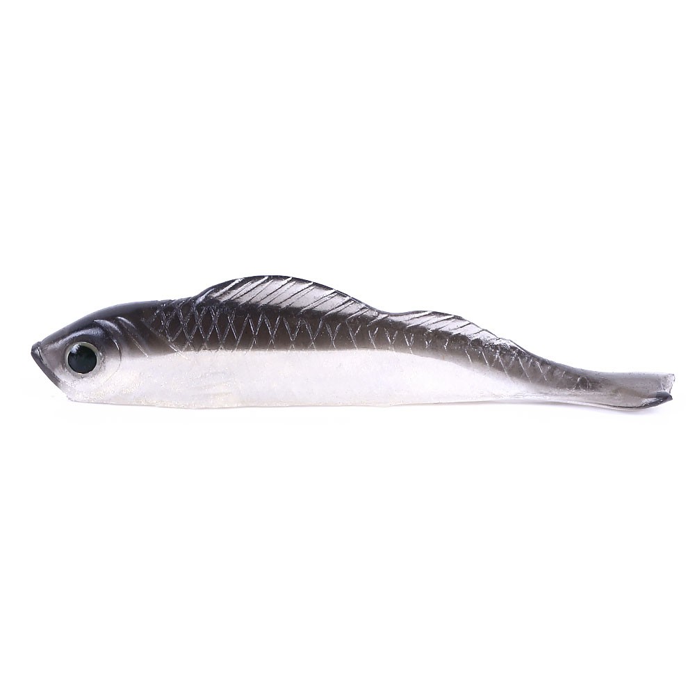 HENGJIA 10Pcs 6.8cm/2.7g Softfish Umpan Pancing Swimbait Ikan Bait Fishing Lure Bass Wobbler Tackle