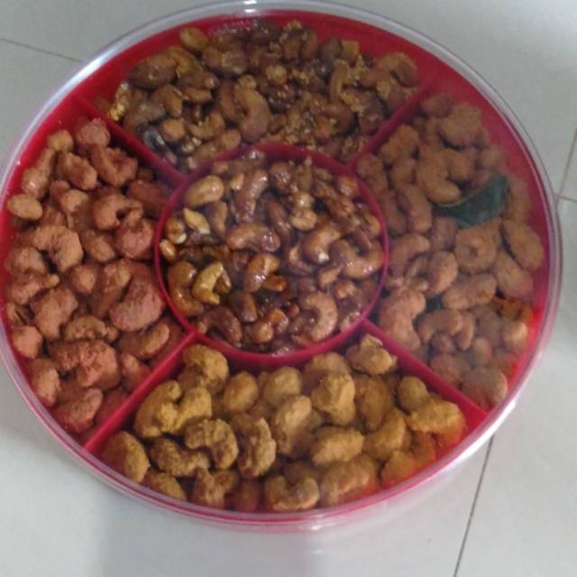 

Kacang mede mix 5 rasa