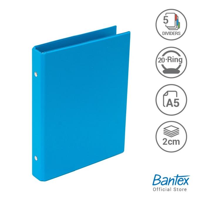 

Bantex Multiring Binder 20 Ring 25mm A5 Blueberry #1324 62