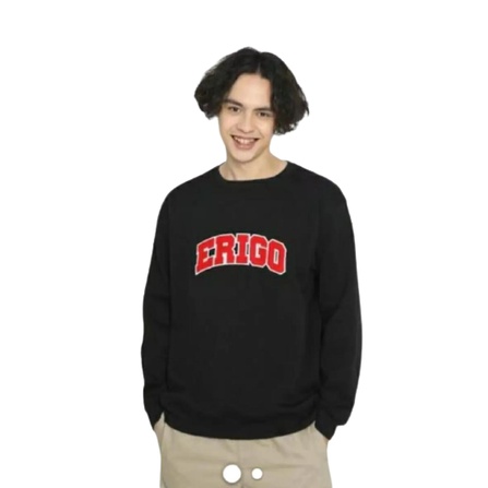 Sasuke!! Sweater BORDIR Pria Kasual / Sweater ERIGO Unisex / Hoodie Pria Crewneck Bordir M-XXL