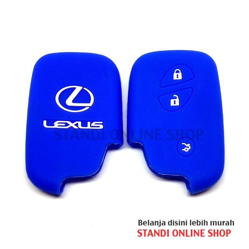 Kondom Kunci Silikon Remot Sarung Remote Smartkey Toyota Lexus 3Tombol