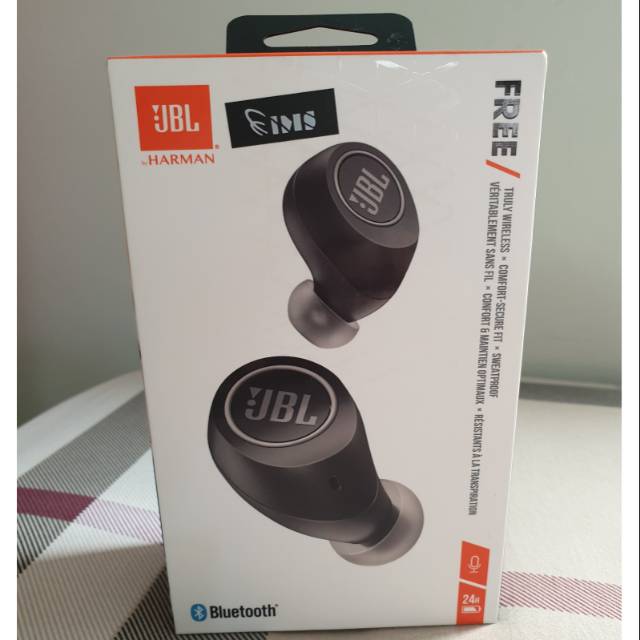 [Original] JBL FREE X, Garansi Resmi IMS, Bluetooth Earphones Headset True Wireless, Hitam