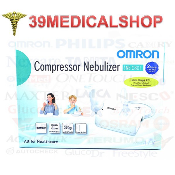 NEBULIZER OMRON NE C801 (GARANSI RESMI 2 TAHUN)/ALAT NEBULIZER MURAH