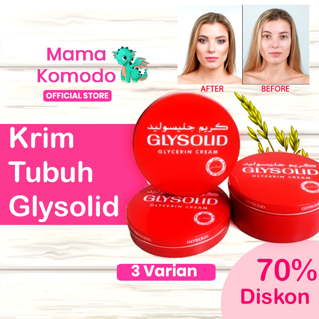 Krim Penghilang Bekas Luka Tubuh Glysolid Gliserin Cream Ketiak Spider vein Perawatan Kulit Glycerin