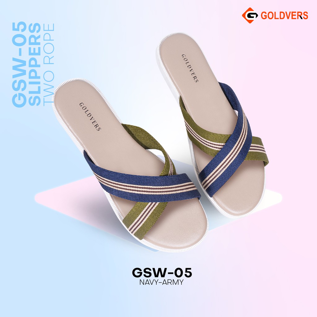 Sandal Selop Wanita Sandal Teplek Tali Sandal Goldvers Original Import Berkualitas - Goldiesbags