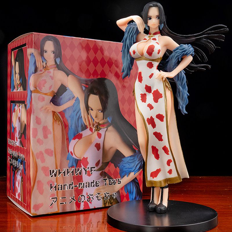 25cm One Piece Cheongsam Lady Boa Hancock Sexy Cartoon Character Cartoon Model Gift