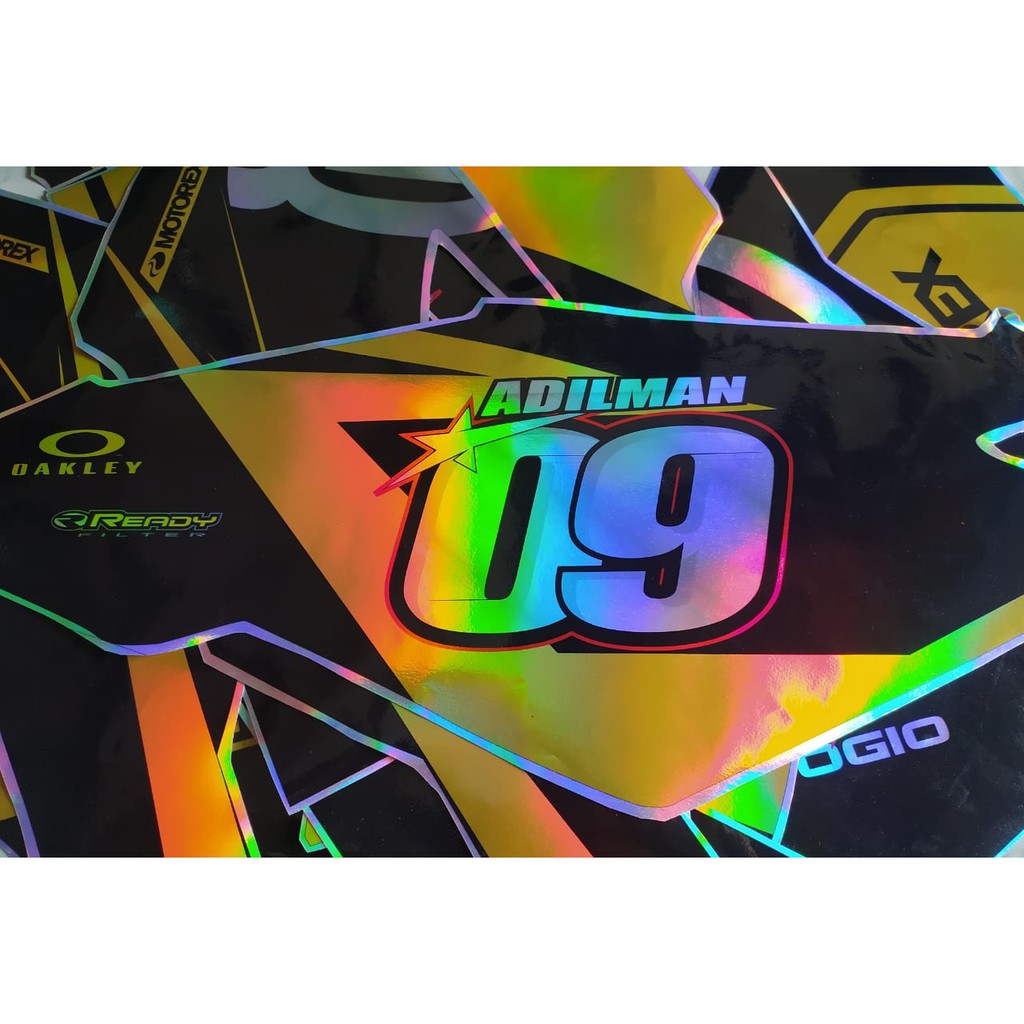 DECAL HOLOGRAM KLX 150 BF (002) DEKAL STIKER G SE PELANGI STICKER BUNGLON FULLBODY 2016 2017 2018 20