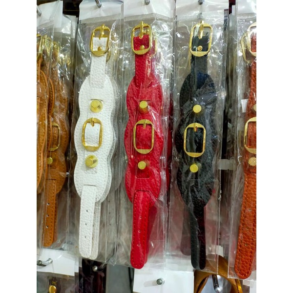 Gelang kulit Balenciagxa Bracelet Branded band Import fashion import
