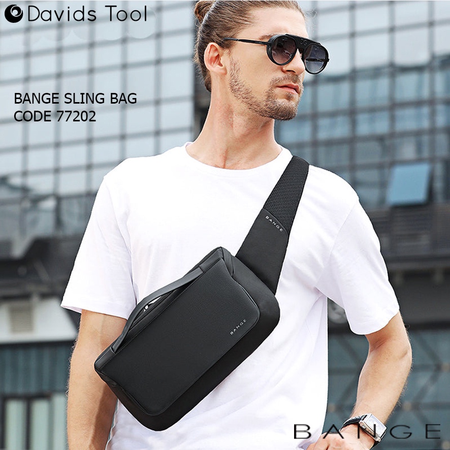 Bange Waistbag Pria Waterproof Waist Bag Original Weisbag Tas Weistbag Waisbag Premium Anti Air Original Import Distro Selempang Slempang Slingbag Cowok Casual BG77202