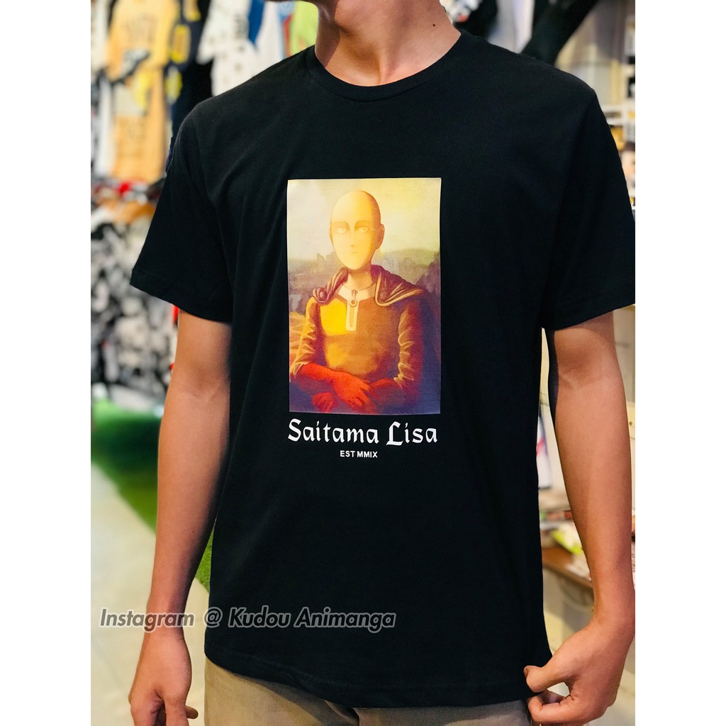 Kaos Anime Saitama Lisa Monalisa One Punch Man