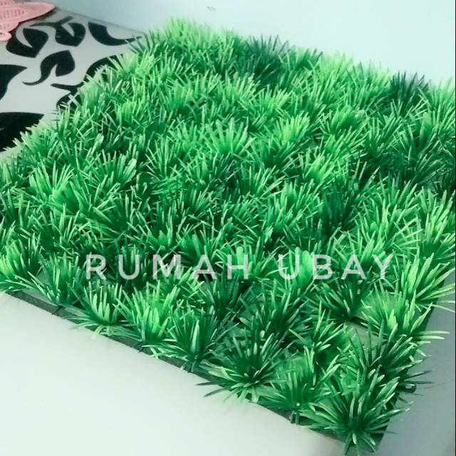 RUMPUT KOTAK / RUMPUT PLASTIK KOTAK 25 X 25 /RUMPUT JEPANG