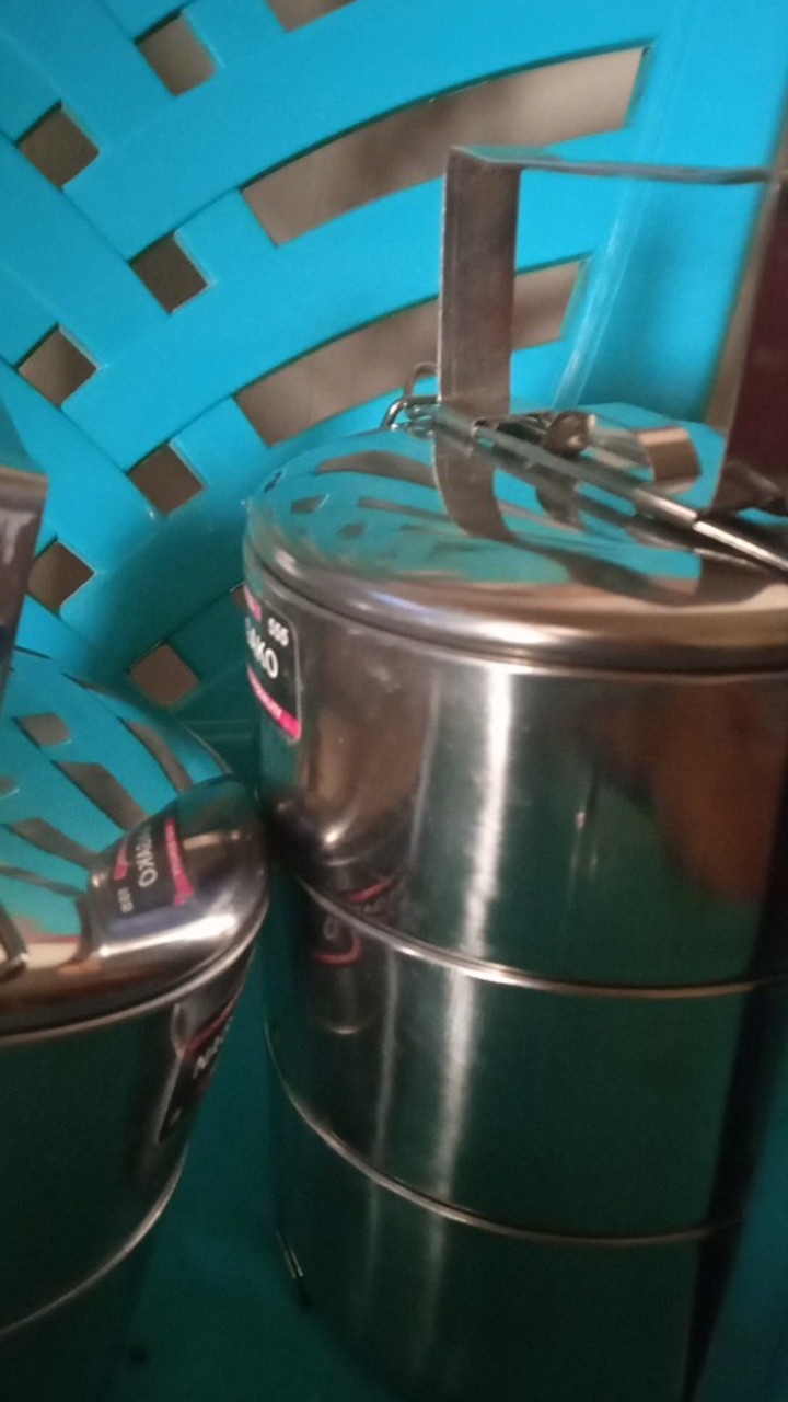 Rantang Stainless Steel 3 Susun Diameter 12cm / Rantang Kecil