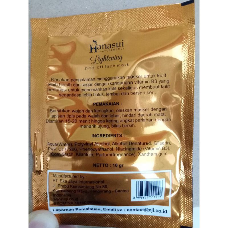 Termurah masker hanasui Naturgo Bpom perawatan wajah Masker Lumpur Original  / Anti Aging Bpom ORI