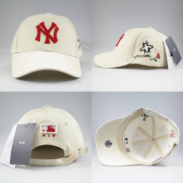 Topi Snapback Newyork Yankees 9Fifty Putih Mutiara