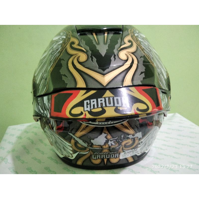 spoiler helm Njs kairoz pnp zx-1 motip garuda