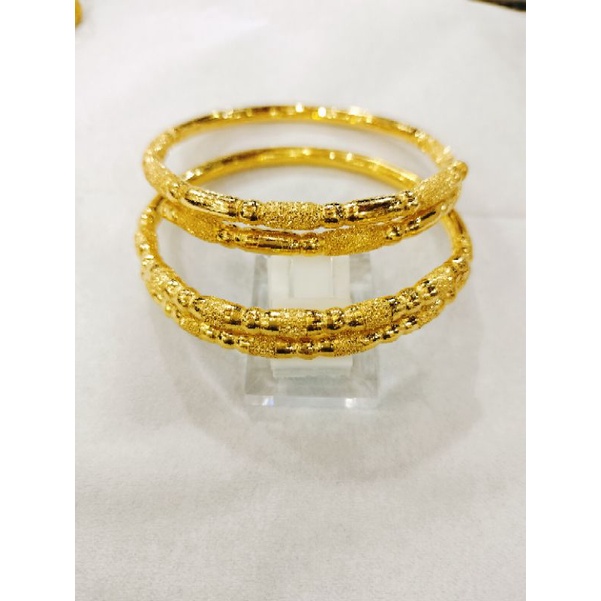 gelang emas penang ulir promo