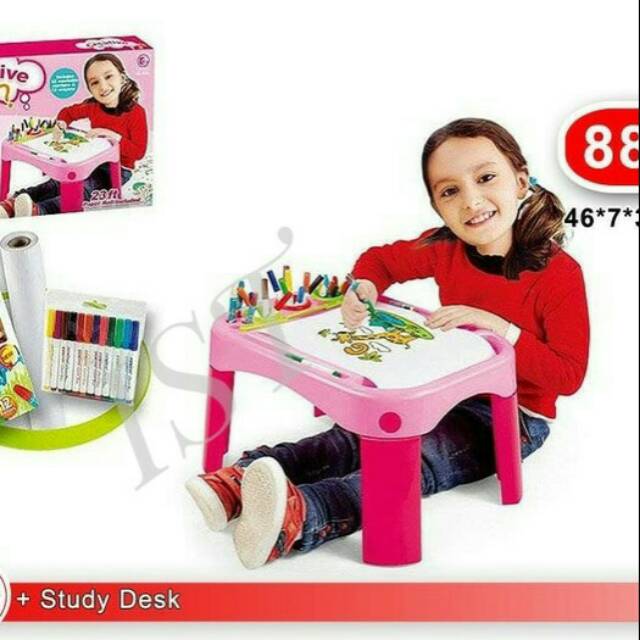 Meja belajar/meja belajar anak/meja belajar lesehan/meja lipat/meja anak/meja plastik/mainan anak