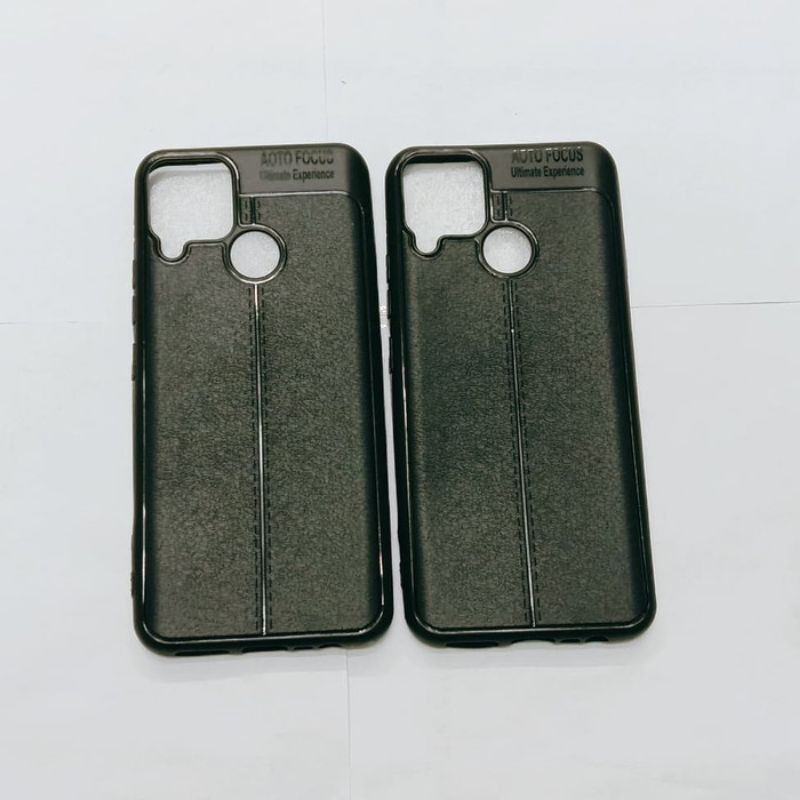 CASE AUTOFOCUS KULIT JERUK HITAM REALME C11 REALME C15 SILIKON Jelly Softcase REALME C12 REALME C17
