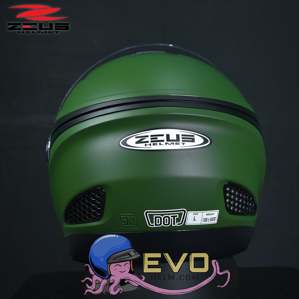 HELM ZEUS 610 HALF FACE ZS610 SOLID - WARNA LENGKAP HELM ZEUS HALF FACE ORIGINAL ZEUS 610 WHITE BLACK DOFF GREY PINK