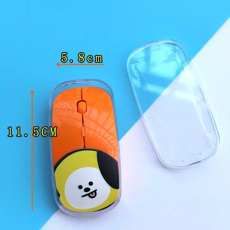 BTS BT21 KPOP Mouse Wireless Bluetooth untuk Notebook Desktop Komputer PC