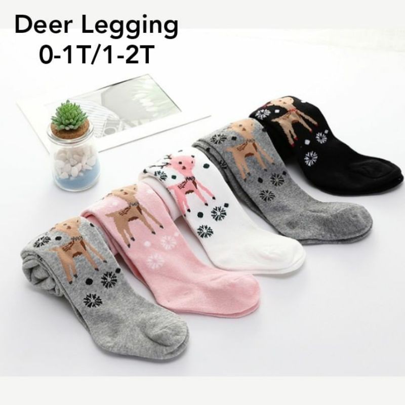 Legging bayi import, legging bayi motif deer, Rabbit, rusa, rabbit lucu