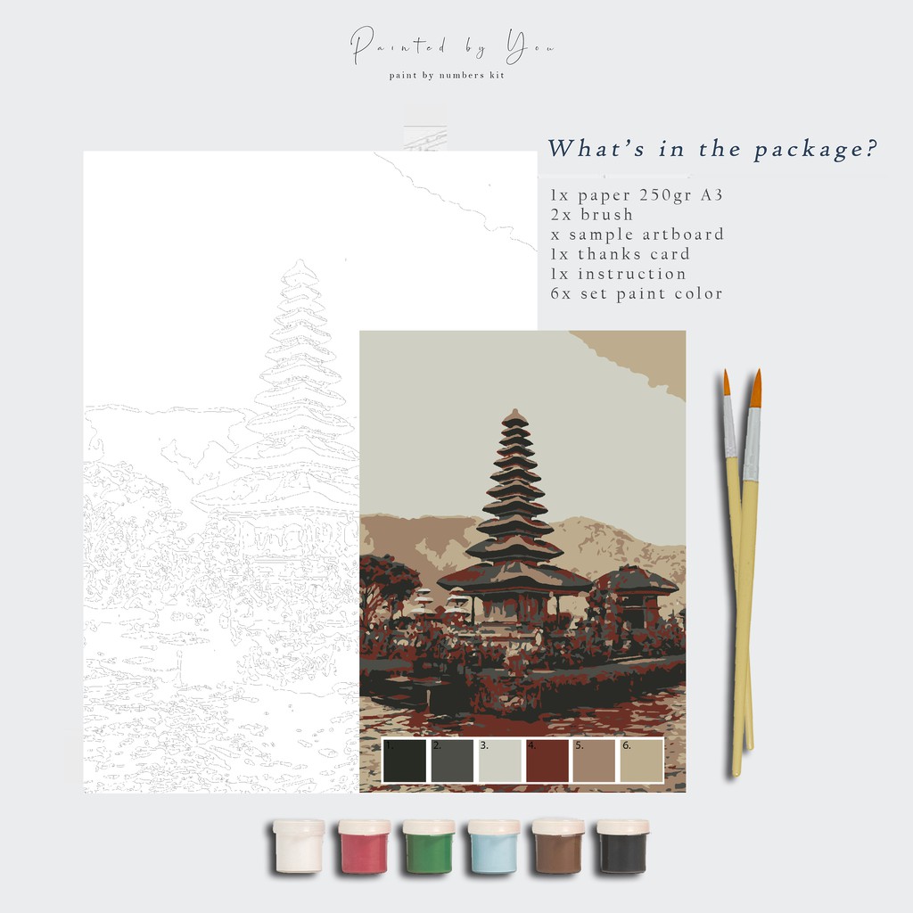 

Paint By Number Kit A3,TR-TRAVEL-04