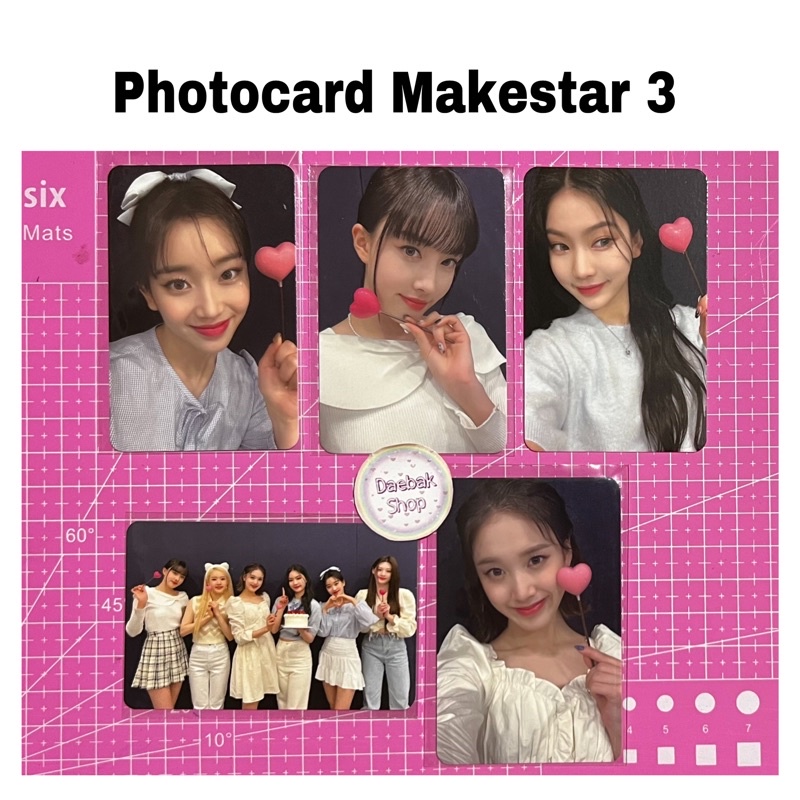 Photocard Stayc Makestar 3 Sieun Yoon J Group pc ot6 Official Young luv Isa Seeun Sumin
