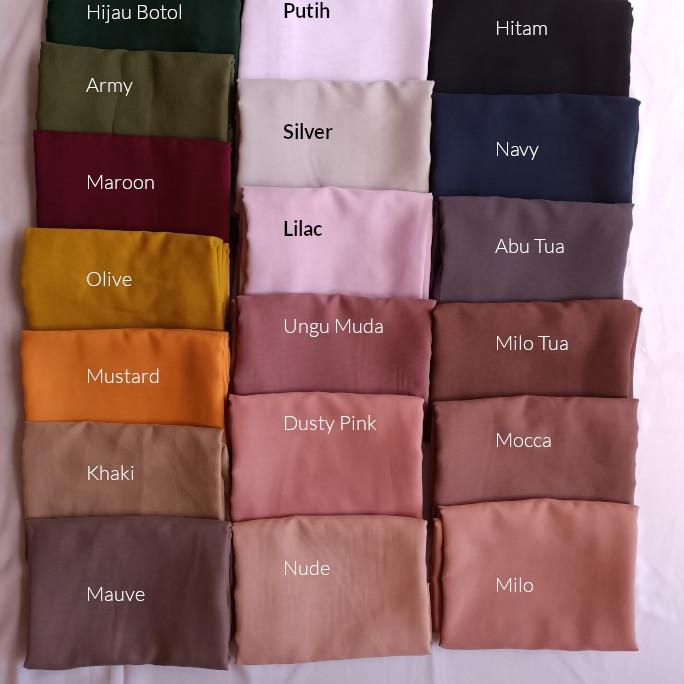 [LC. 93239] Bella Square Jumbo Syari 140 x 140 cm Hijab Segi Empat Syar'i Kerudung Jilbab Murah