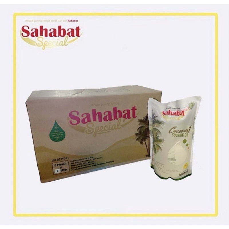 

Minyak Goreng Kelapa Sahabat Special 2 Liter Pouch / Dos