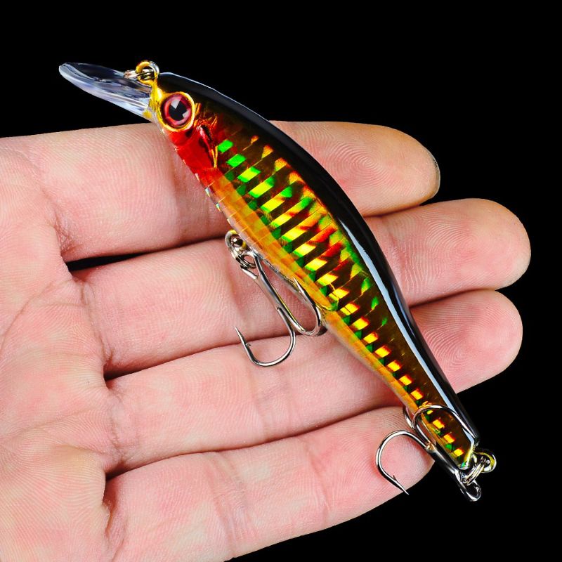 ( MS 14 ) Umpan pancing minnow sinking  9.8 cm 11.5 gram