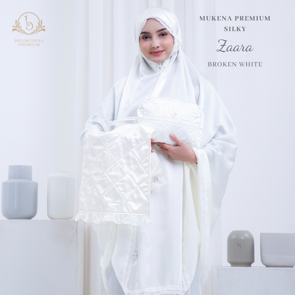 Mukena Dewasa 2in1 Premium Zaara Silky Set Sajadah