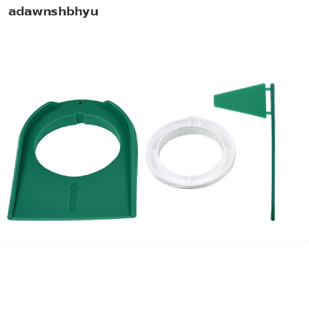 Adawnshbhyu Golf Putter Green Indoor Golf Putting Trainer Dengan Alat Bantu Latihan Bendera Lubang Rumah