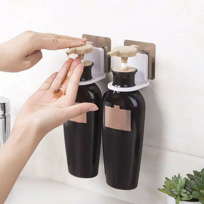 gantungan nempel sabun / shampoo hook holder