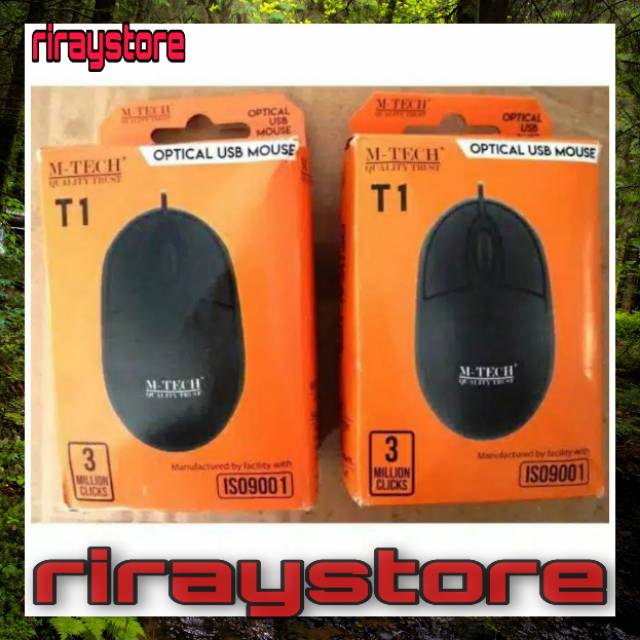 Mouse MT-129 Kabel Usb Murah - Hitam