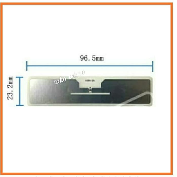 Windshield Stiker UHF H3 9654 Wet Inlay UHF Tag ECP Gen2 ISO18000-6C