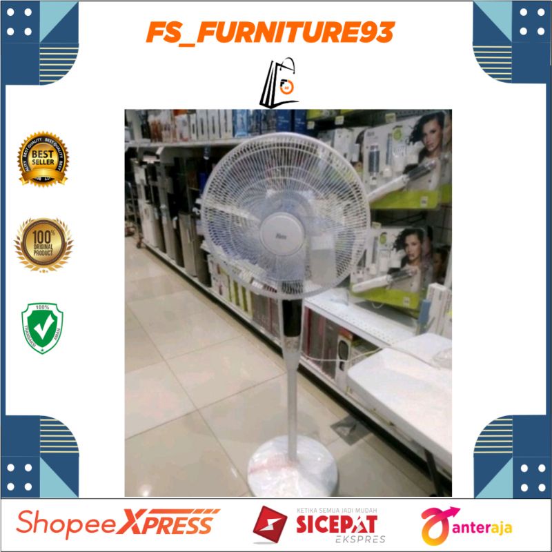 Kipas Angin/Kipas Angin Berdiri/Kipas angin lantai/kris swing 360 derajat dengan remote