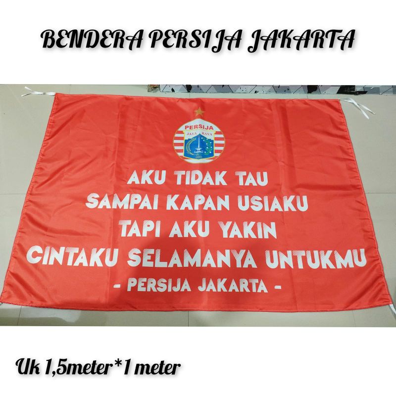 BENDERA PERSIJA JAKARTA FANS BESAR TERMURAH