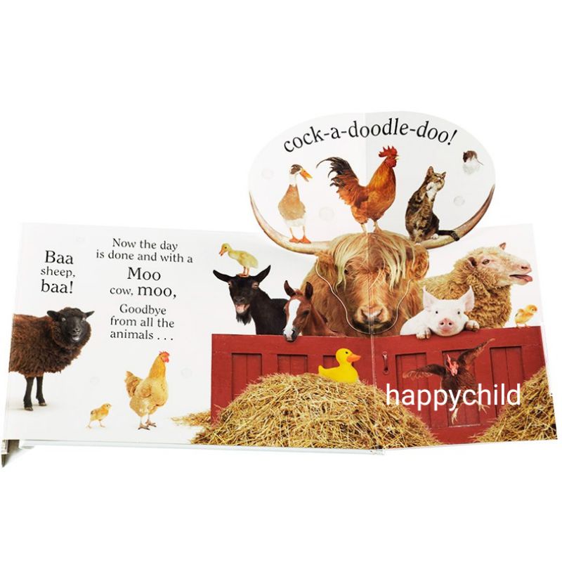 Original board book Moo Cat Dog by Van fleet buku anak buku inggris happychild